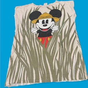 Vintage 80s/90s Caro Amoroso Walt Disney Mickey Mouse peekaboo graphic tee